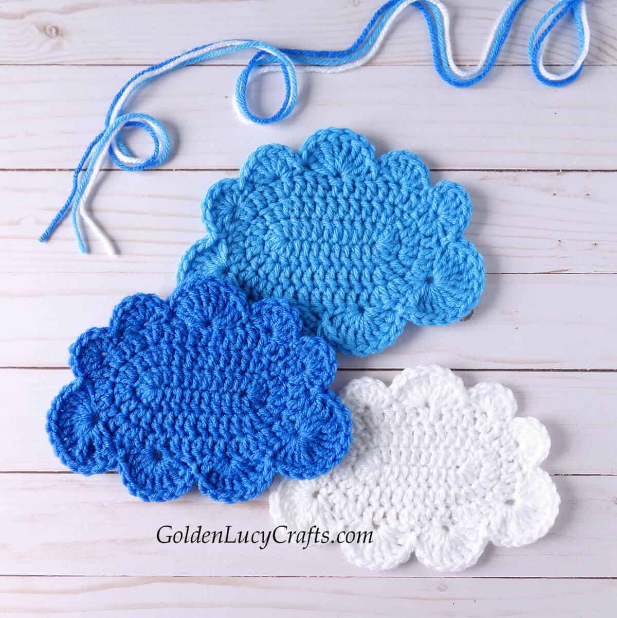 Image for Crochet Cloud Coasters