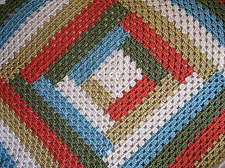 Image for Granny's Baby Log Cabin Blanket pattern