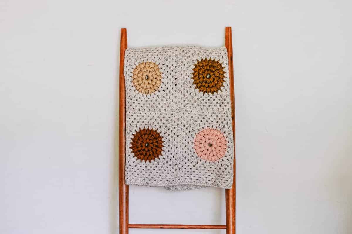 Image for Seamless crochet blanket pattern made from granny squares