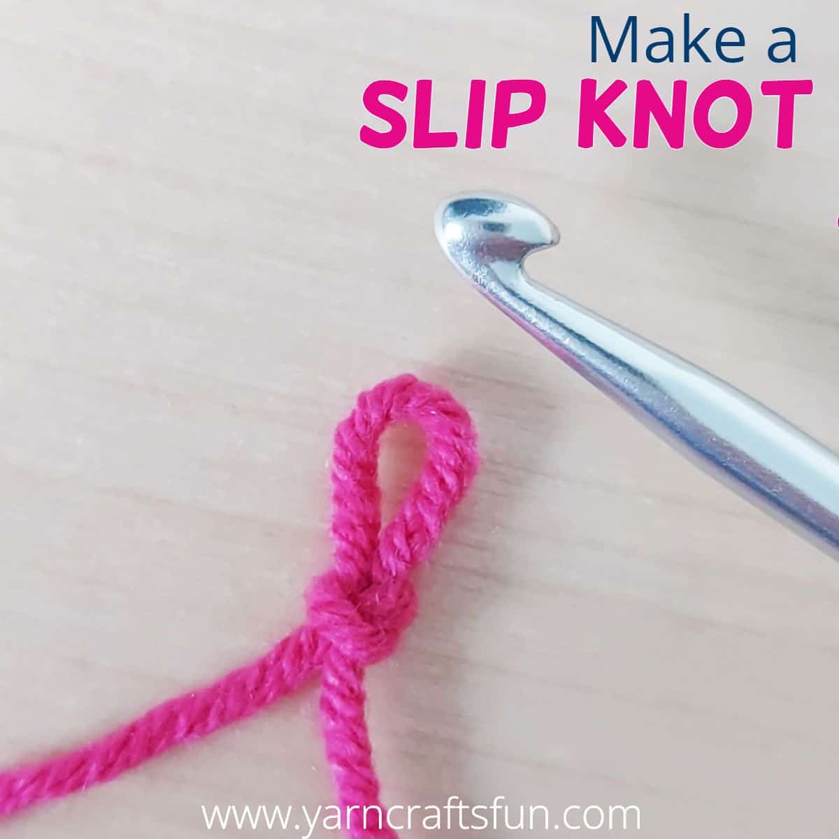 How To Do A Slip Knot in Crochet
