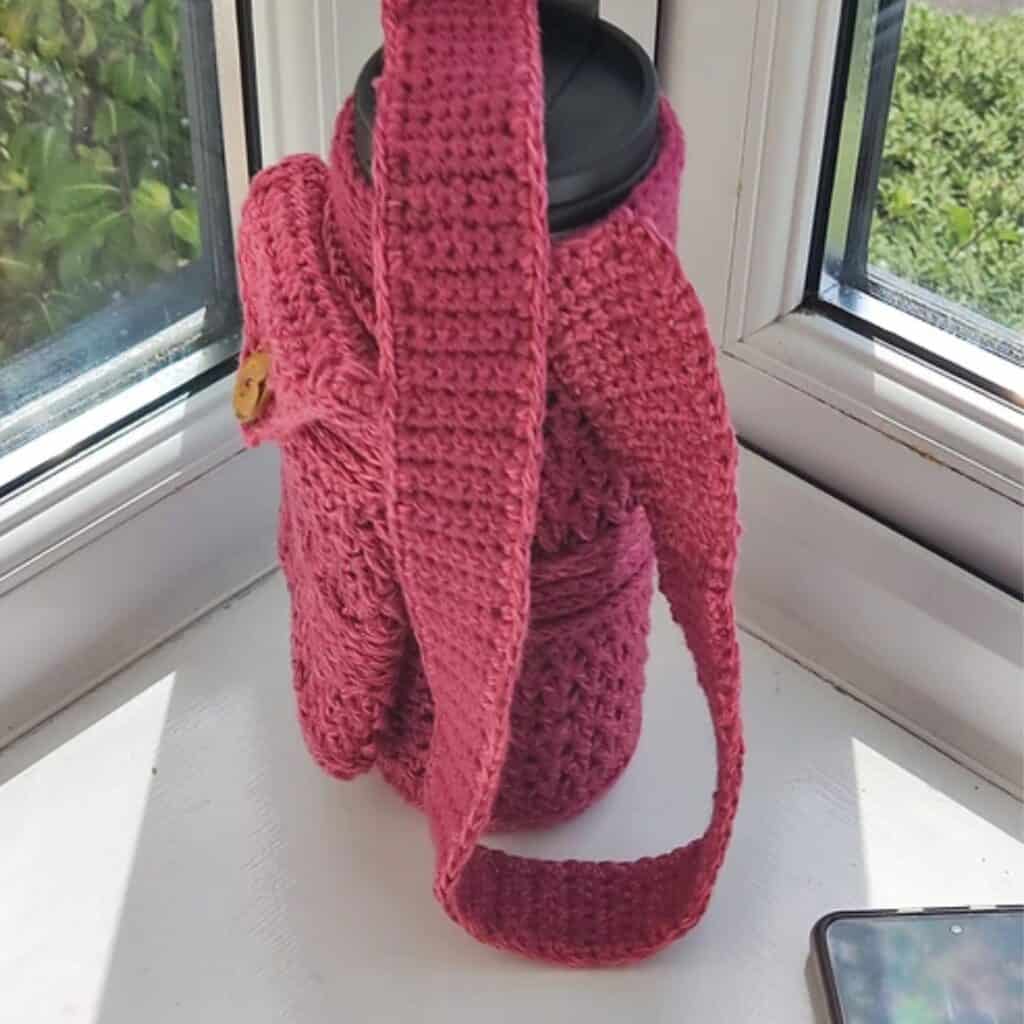 Image for Quick Crochet Cup Cozy Free Pattern