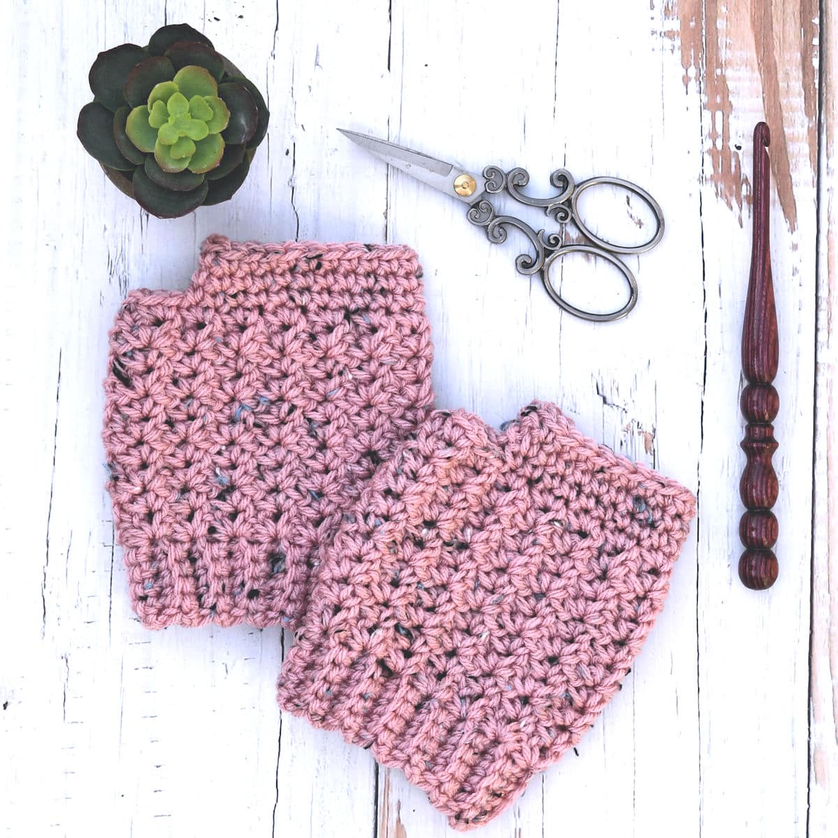 Image for Quick Crochet Fingerless Gloves Pattern